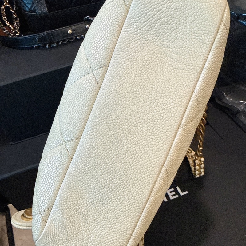 Chanel✨ Ado荔枝皮革小號雙肩包後背包 芯片款-13