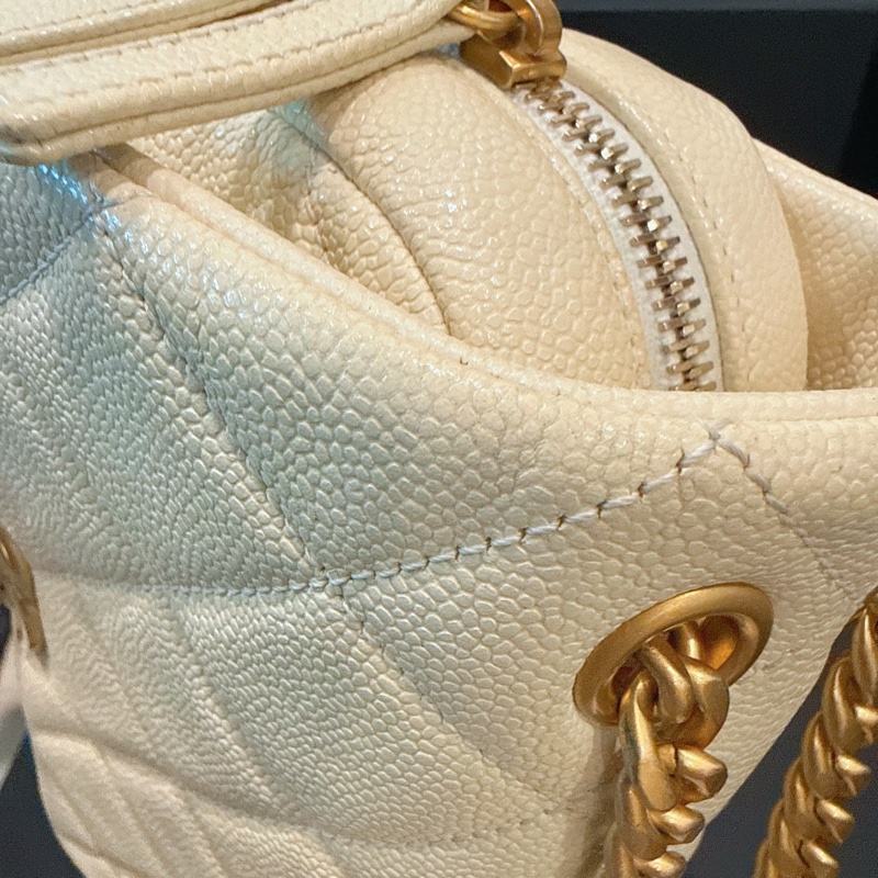 Chanel✨ Ado荔枝皮革小號雙肩包後背包 芯片款-17