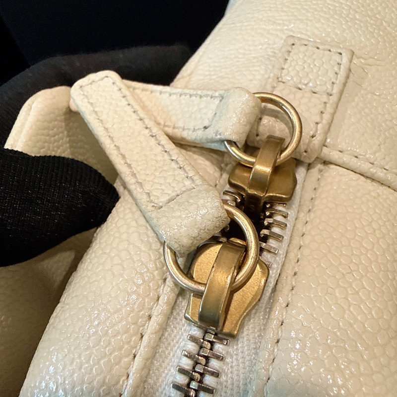 Chanel✨ Ado荔枝皮革小號雙肩包後背包 芯片款-19