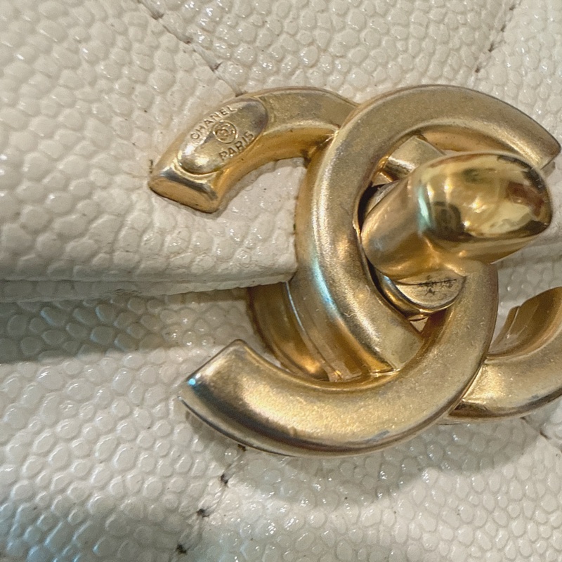 Chanel✨ Ado荔枝皮革小號雙肩包後背包 芯片款-31