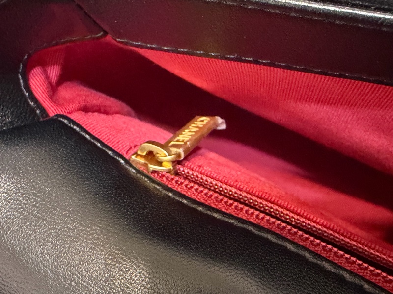 香奈兒19口蓋包/經典黑金 日本🇯🇵機場購證-13