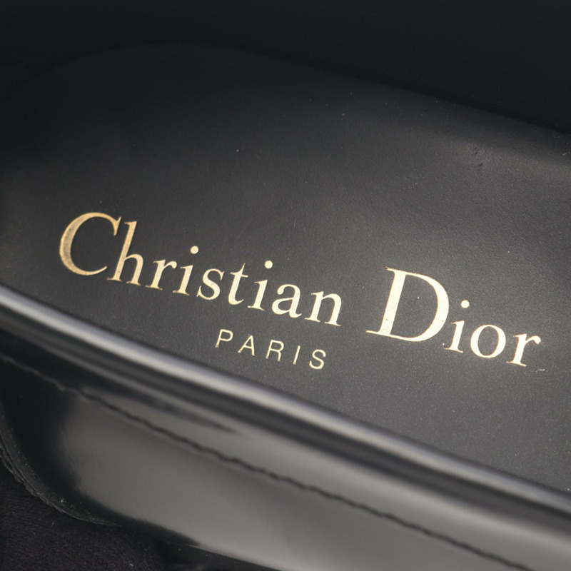 Dior黑色平底皮樂福鞋，女款，36碼，二手，附Logo-4