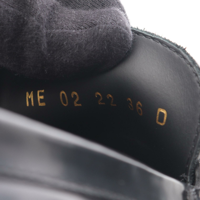 Dior黑色平底皮樂福鞋，女款，36碼，二手，附Logo-5