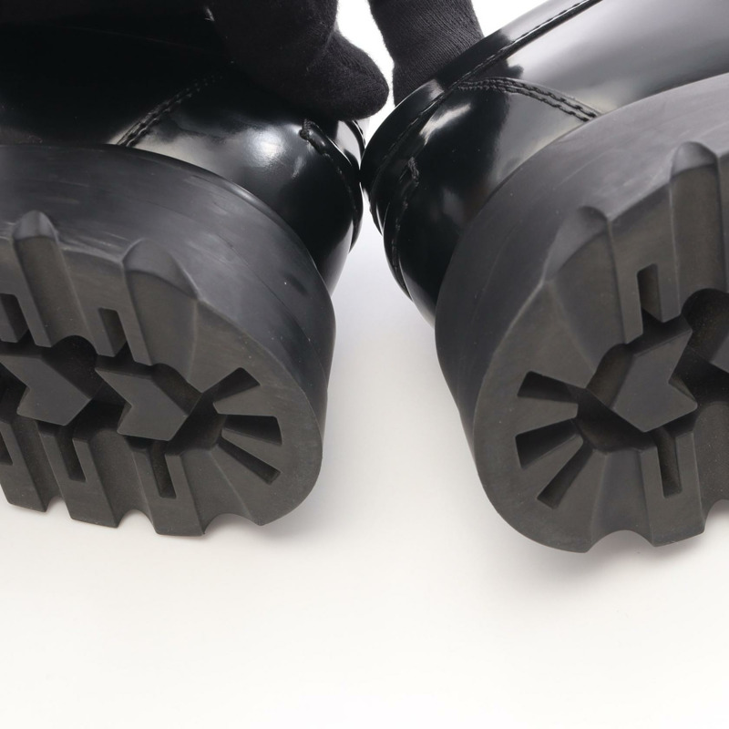 Dior黑色平底皮樂福鞋，女款，36碼，二手，附Logo-10