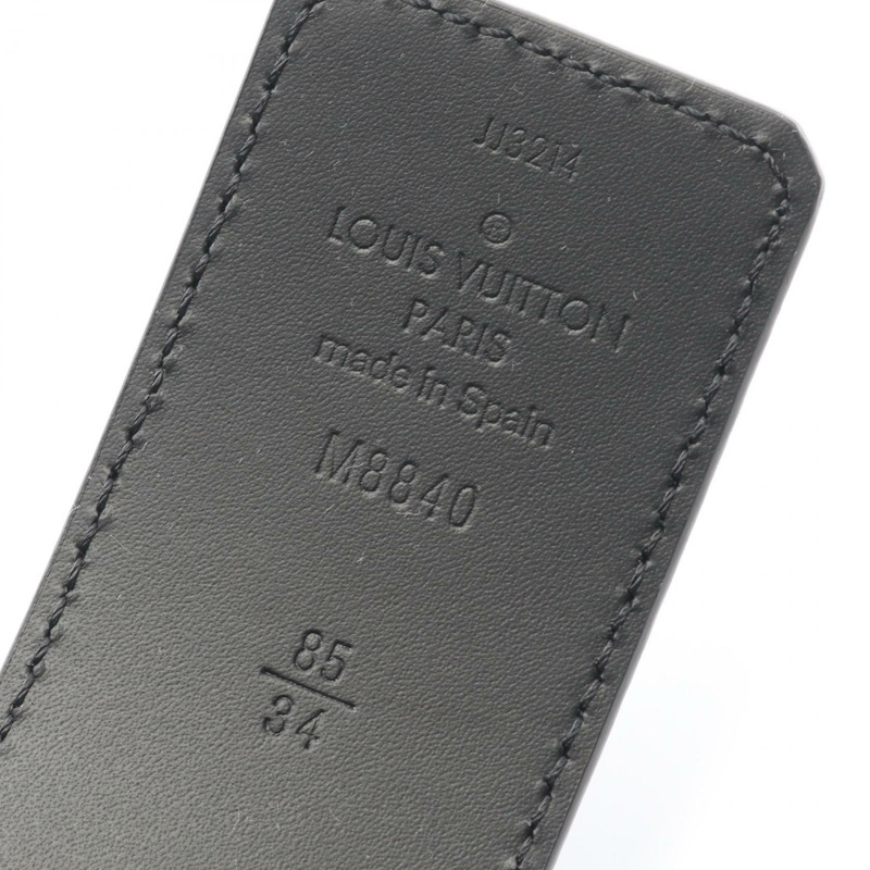 路易威登 LV 字母腰帶 M8840 黑色真皮男士二手-3