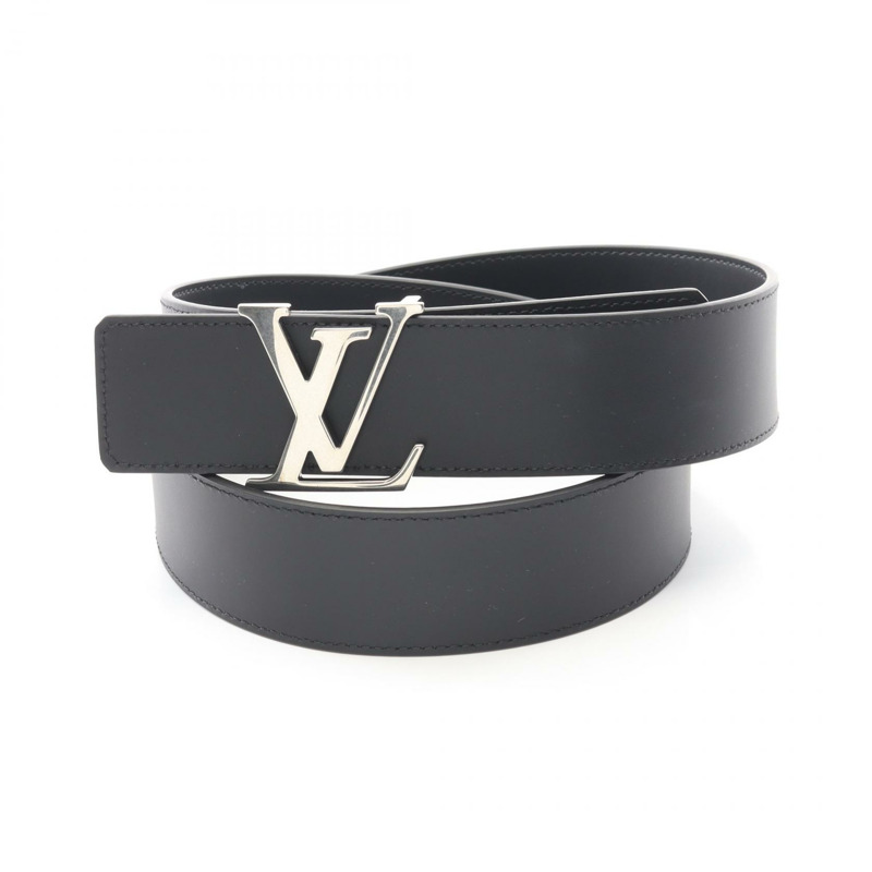 路易威登 LV 字母腰帶 M8840 黑色真皮男士二手-4