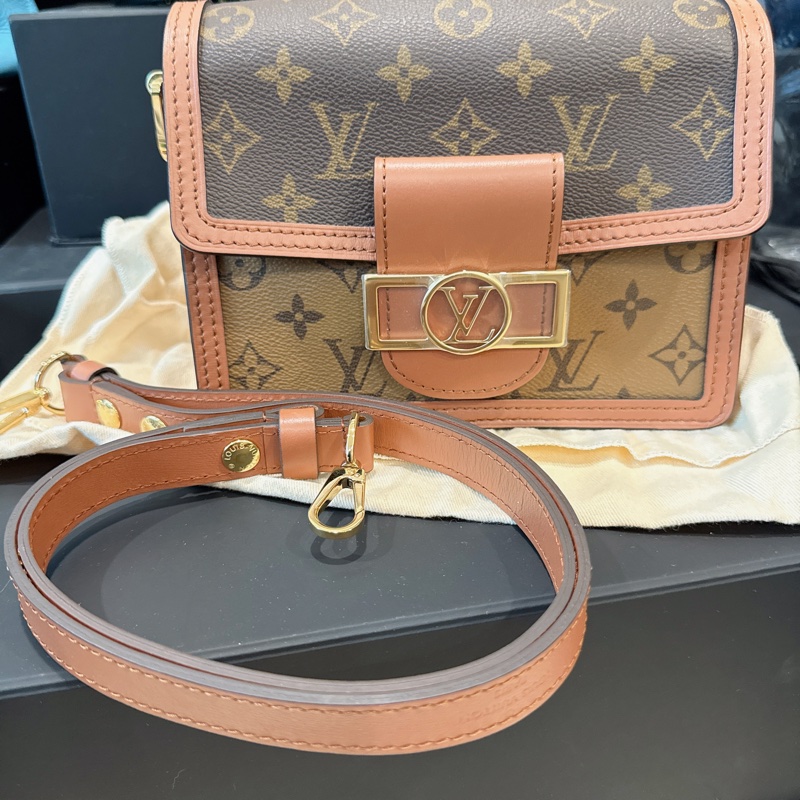未拆膜✨Louis Vuitton✨Lv達芙尼Dauphine單肩包斜背包芯片款 小號-0