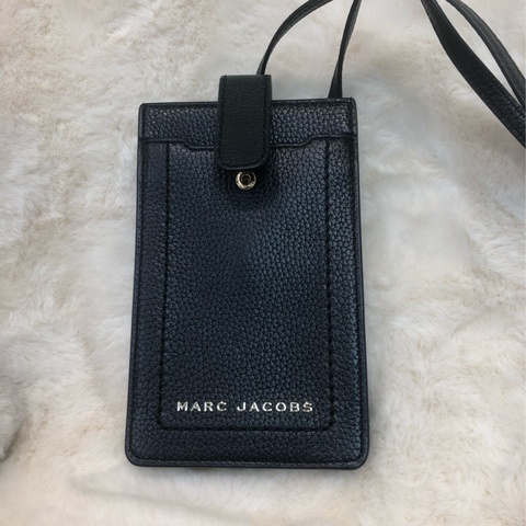 Marc Jacob 黑色牛皮手機袋 XC297