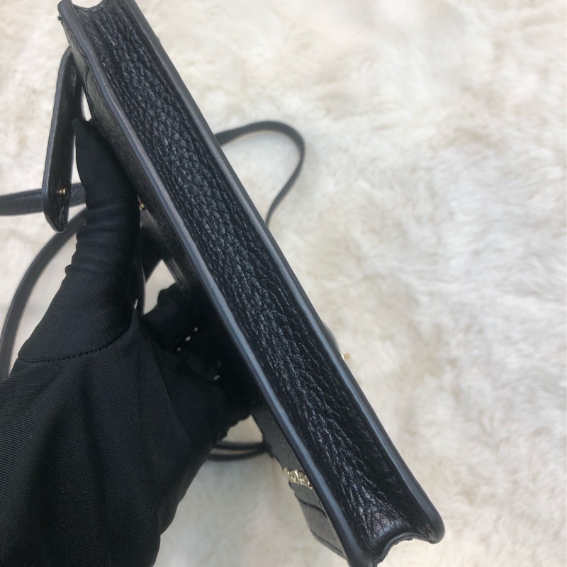 Marc Jacob 黑色牛皮手機袋 XC297-3