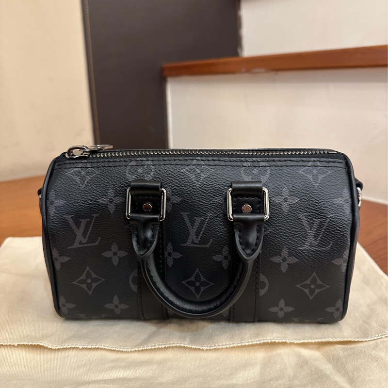 LV黑花紋KEEPALL XS已絕版囉 買不到了-0