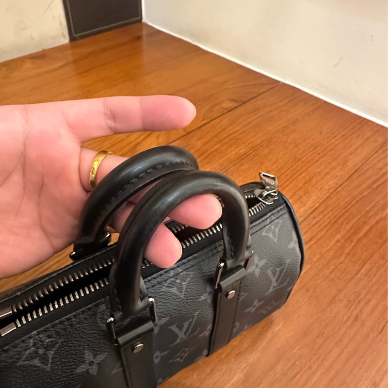 LV黑花紋KEEPALL XS已絕版囉 買不到了-5
