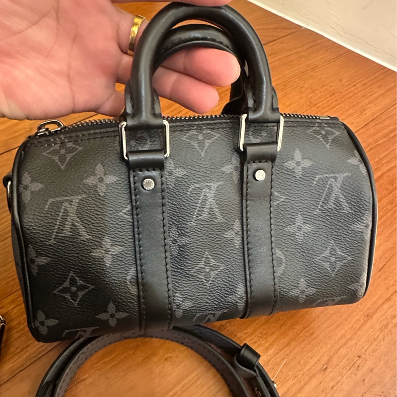 LV黑花紋KEEPALL XS已絕版囉 買不到了-7