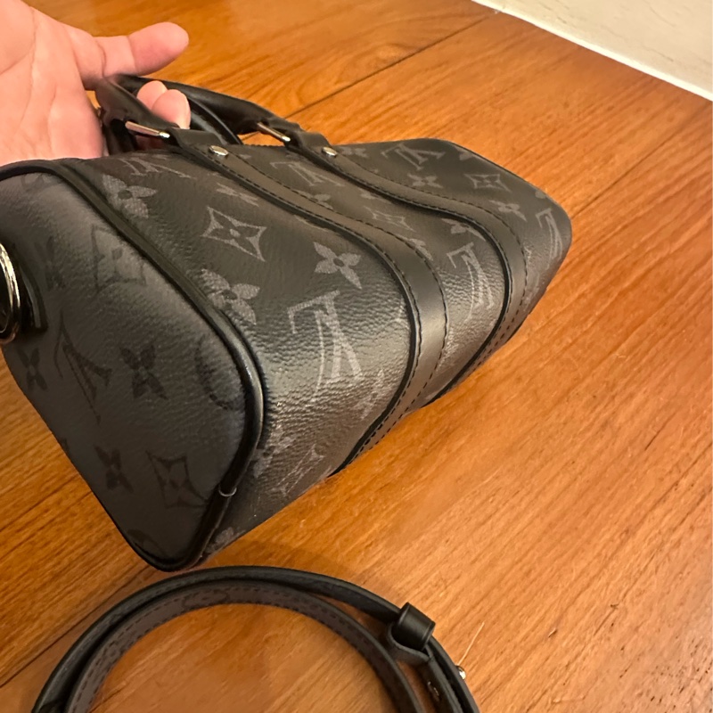 LV黑花紋KEEPALL XS已絕版囉 買不到了-8