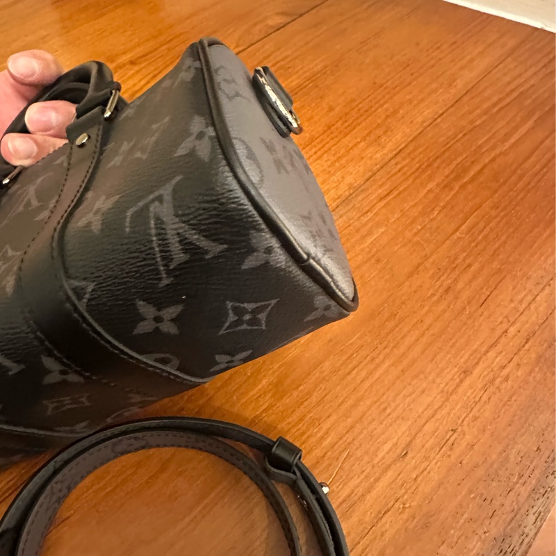 LV黑花紋KEEPALL XS已絕版囉 買不到了-9