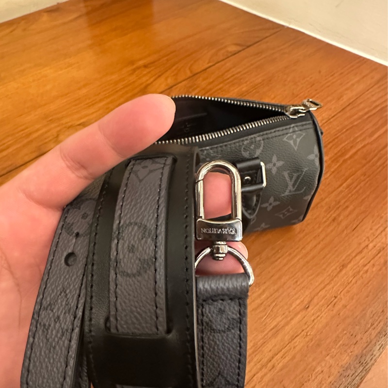 LV黑花紋KEEPALL XS已絕版囉 買不到了-10