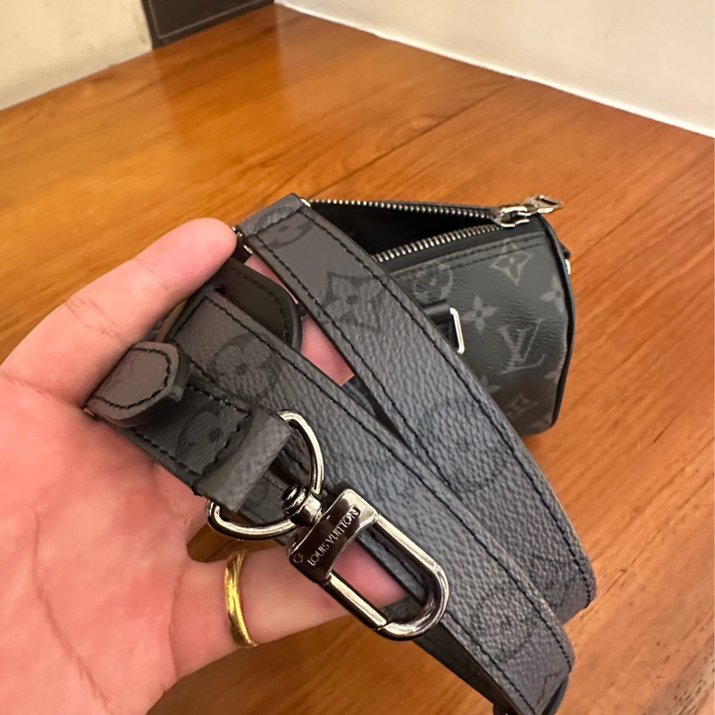 LV黑花紋KEEPALL XS已絕版囉 買不到了-11