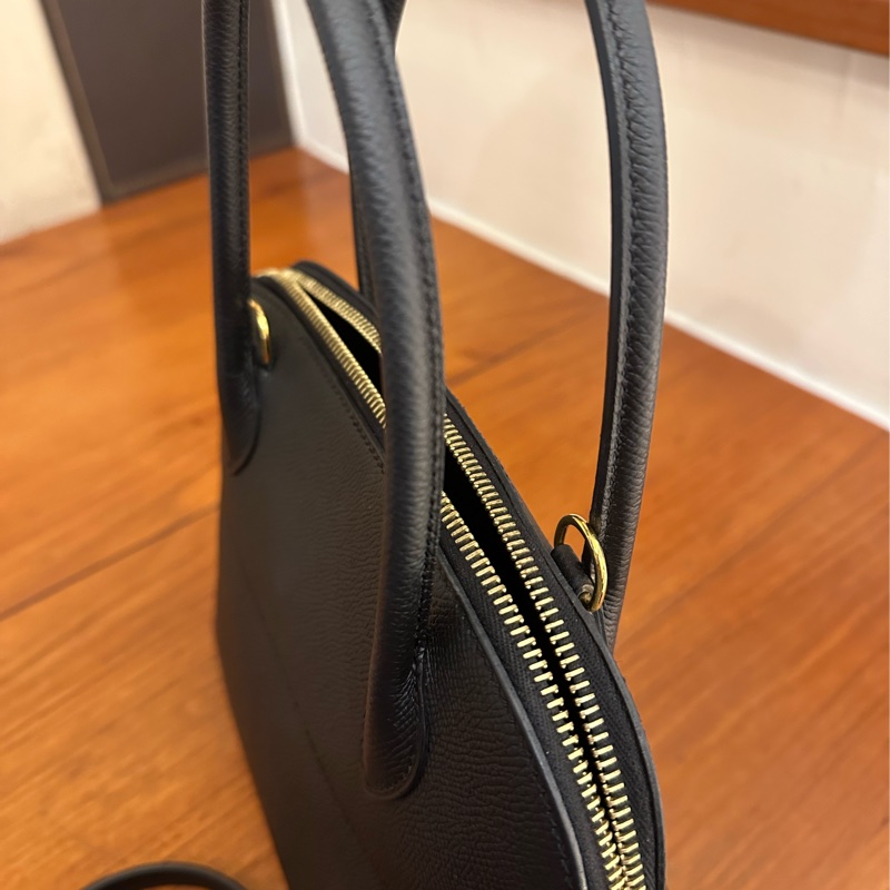 HERMES 黑金釦BOLIDE25 手提兩用包 超級夯尺寸-3