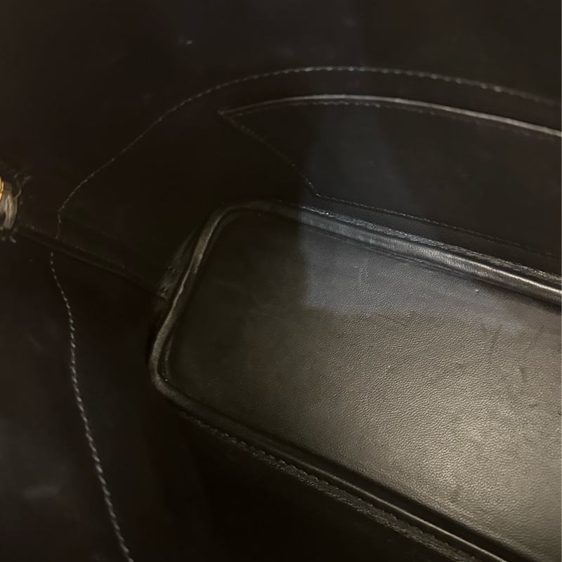 HERMES 黑金釦BOLIDE25 手提兩用包 超級夯尺寸-17