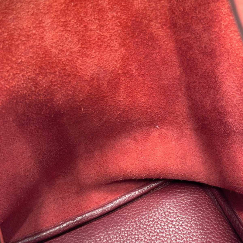 愛馬仕 Hermès Picotin Lock Touch 22毫米手提包,採用 Taurillon Clemence Swift、Rouge H 和 Brick 皮革材質,飾有 T 字銀色五金配件。-7