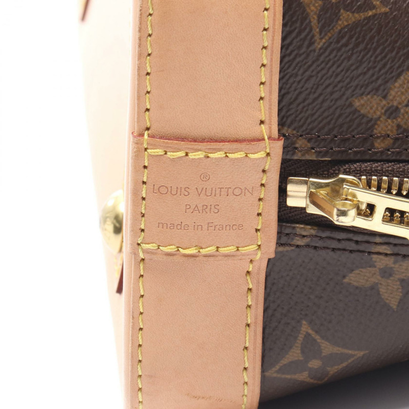 路易威登 Alma 手提包 M53151 Monogram 皮革棕色二手女士 LV-3