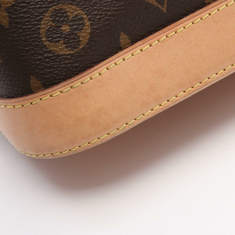 路易威登 Alma 手提包 M53151 Monogram 皮革棕色二手女士 LV-9