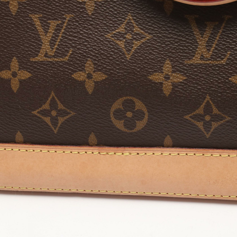 路易威登 Alma 手提包 M53151 Monogram 皮革棕色二手女士 LV-11