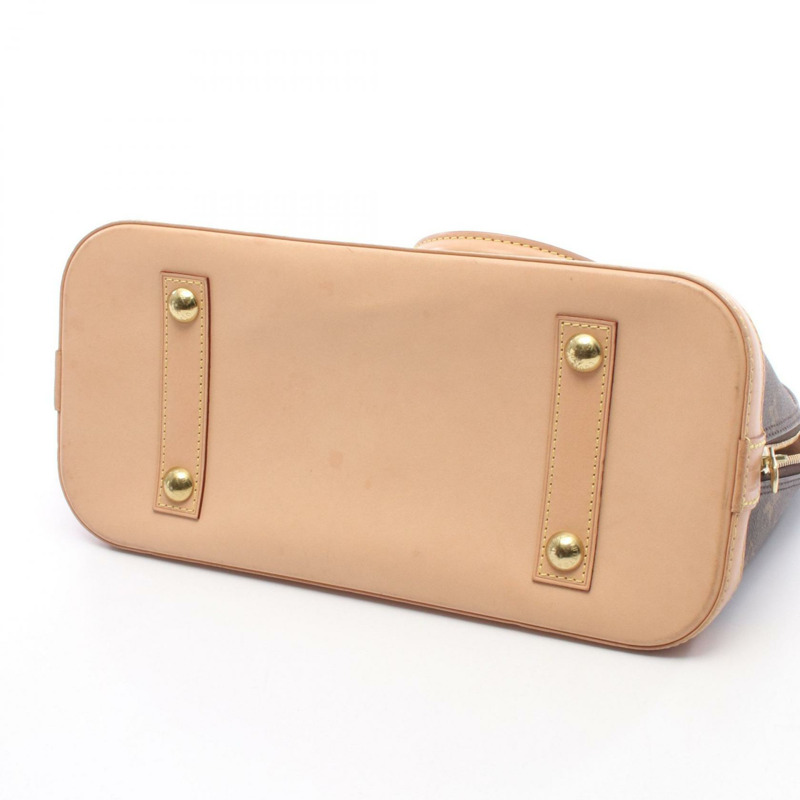 路易威登 Alma 手提包 M53151 Monogram 皮革棕色二手女士 LV-12