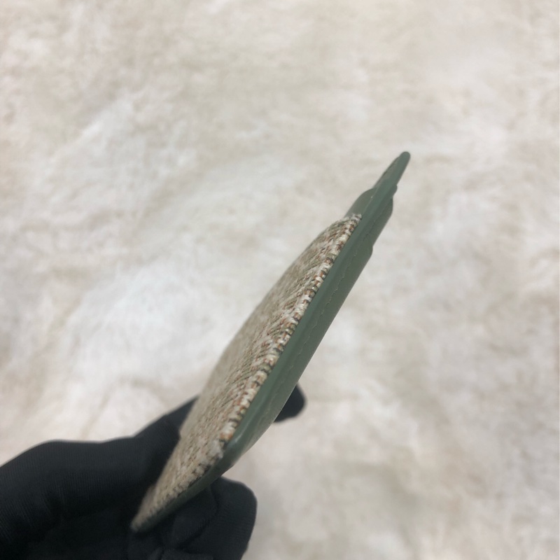 Loewe 綠色緹花卡包 XC004-3