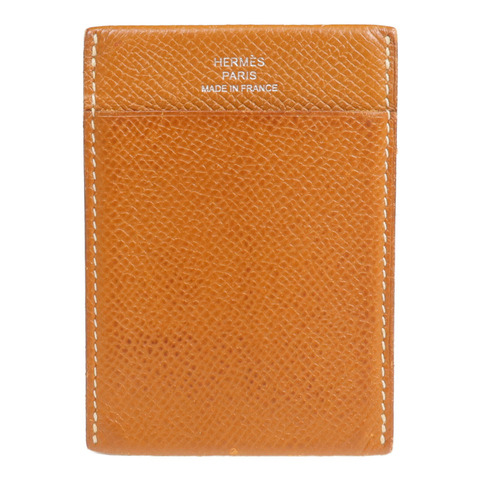 HERMES Epsom皮革Card Case卡片套Gold