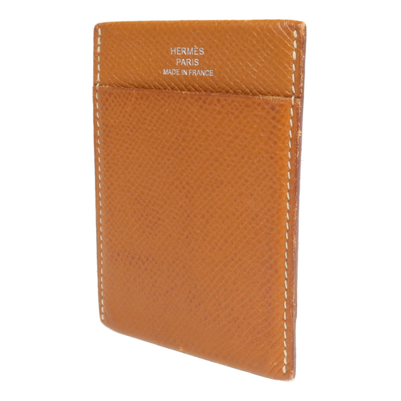 HERMES Epsom皮革Card Case卡片套Gold-1