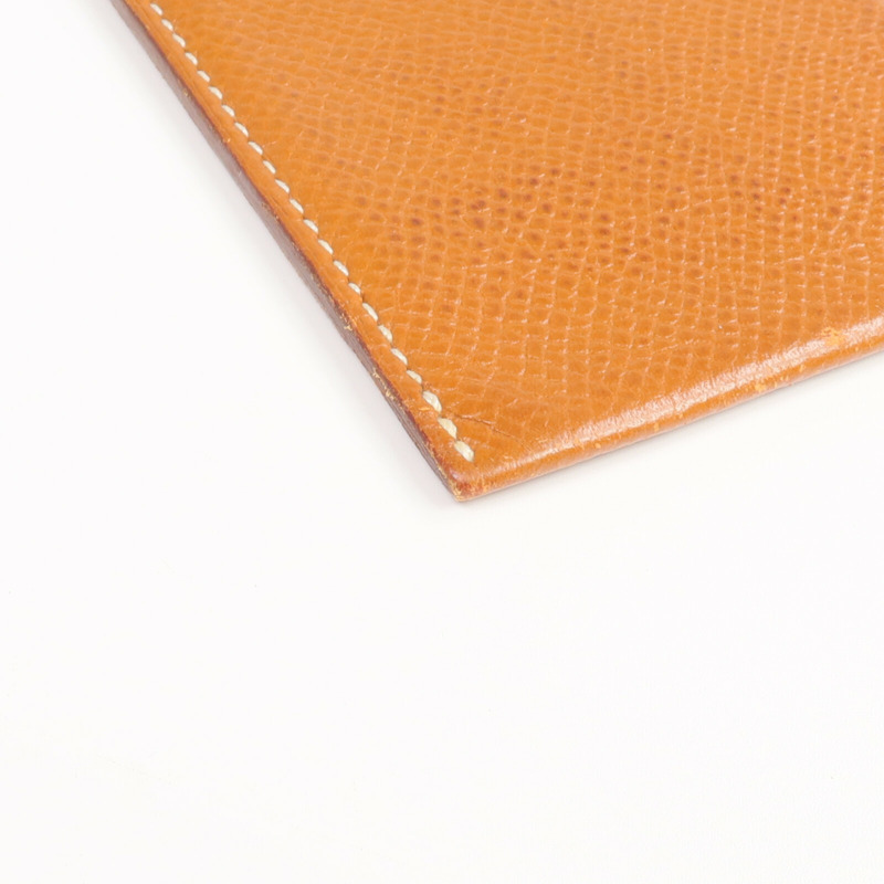 HERMES Epsom皮革Card Case卡片套Gold-7