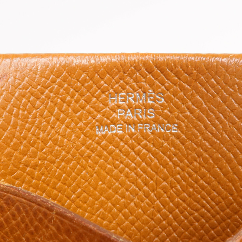 HERMES Epsom皮革Card Case卡片套Gold-10