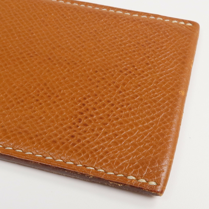 HERMES Epsom皮革Card Case卡片套Gold-11