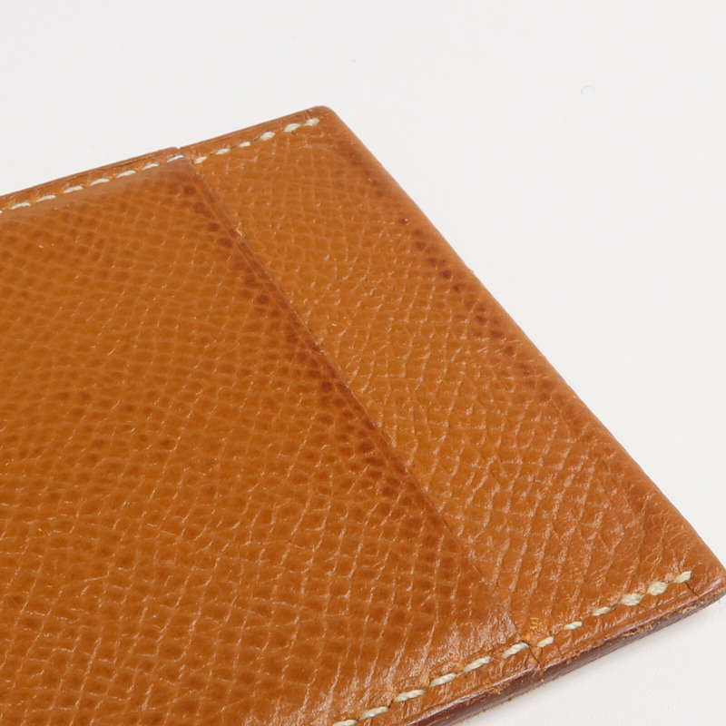HERMES Epsom皮革Card Case卡片套Gold-12