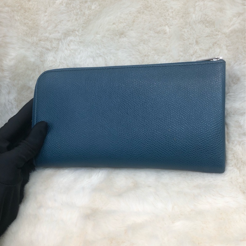 CELINE 藍色 銀包 + 散子包 XA444-2