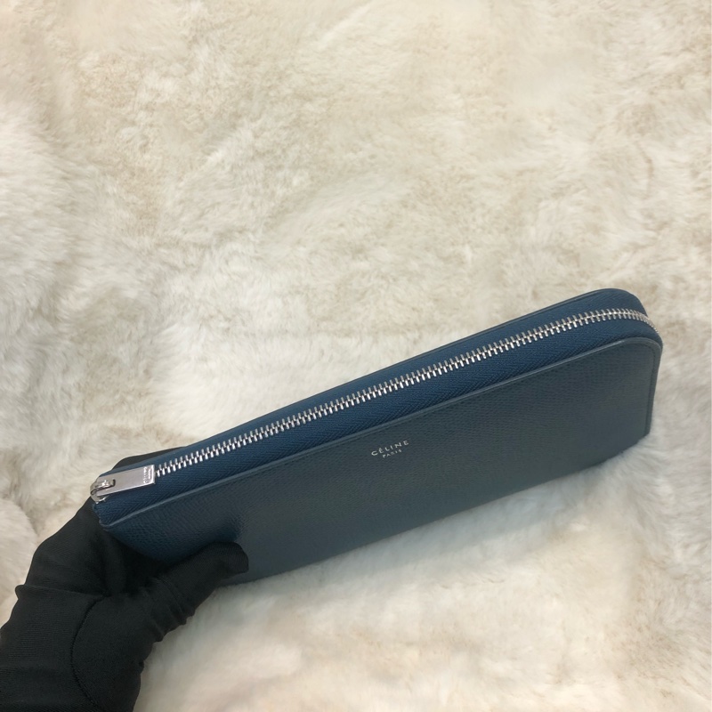 CELINE 藍色 銀包 + 散子包 XA444-5