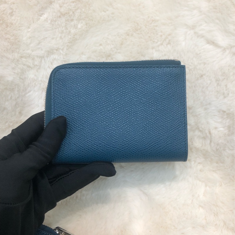 CELINE 藍色 銀包 + 散子包 XA444-11