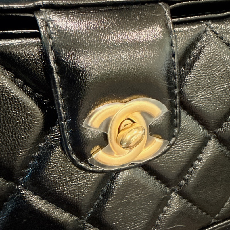 CHANEL✨2024A 菱格紋皮穿鏈手提包醫生包mini 芯片-2