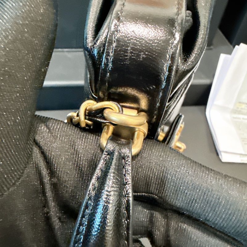 CHANEL✨2024A 菱格紋皮穿鏈手提包醫生包mini 芯片-22