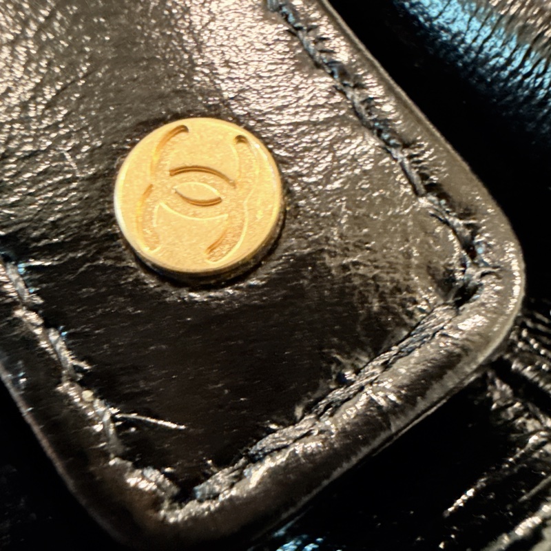 CHANEL✨2024A 菱格紋皮穿鏈手提包醫生包mini 芯片-36