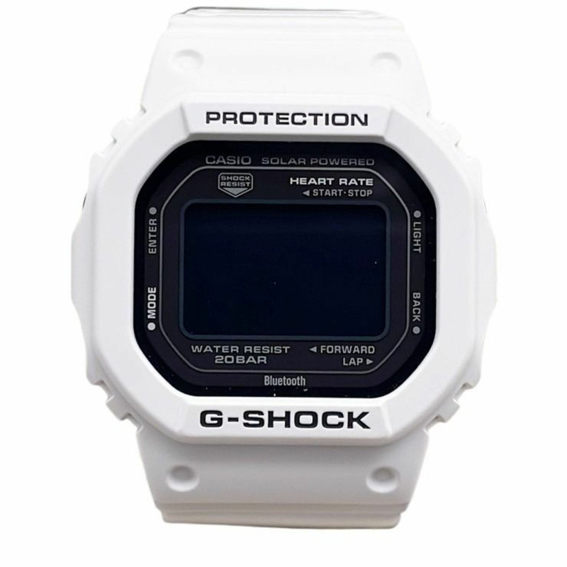 卡西歐 G-SHOCK GSQUAD 5600 系列 DWH56007JR 男士電子錶，黑色/白色配色，樹脂錶殼-0
