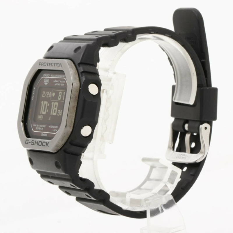 Casio G-SHOCK GSQUAD 5600 系列 DWH56001JR 黑色樹脂男士數位手錶-1