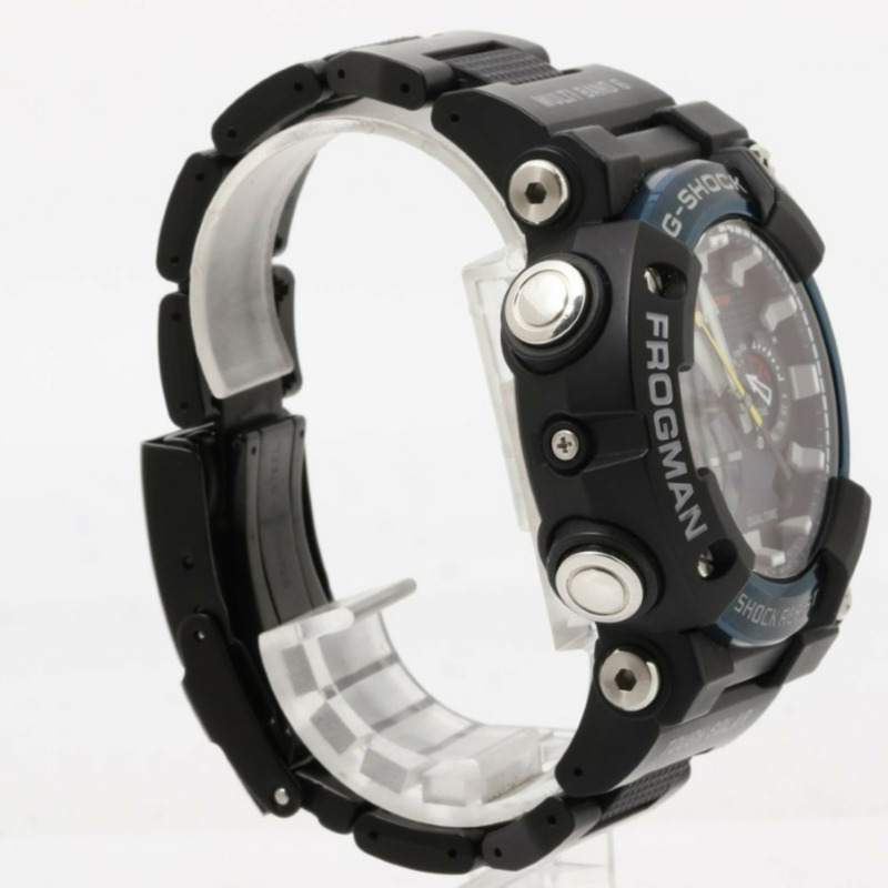 卡西歐 G-SHOCK Master of G-Sea Frogman GWFA1000C1AJF 黑色樹脂/不鏽鋼男士模擬腕錶-2