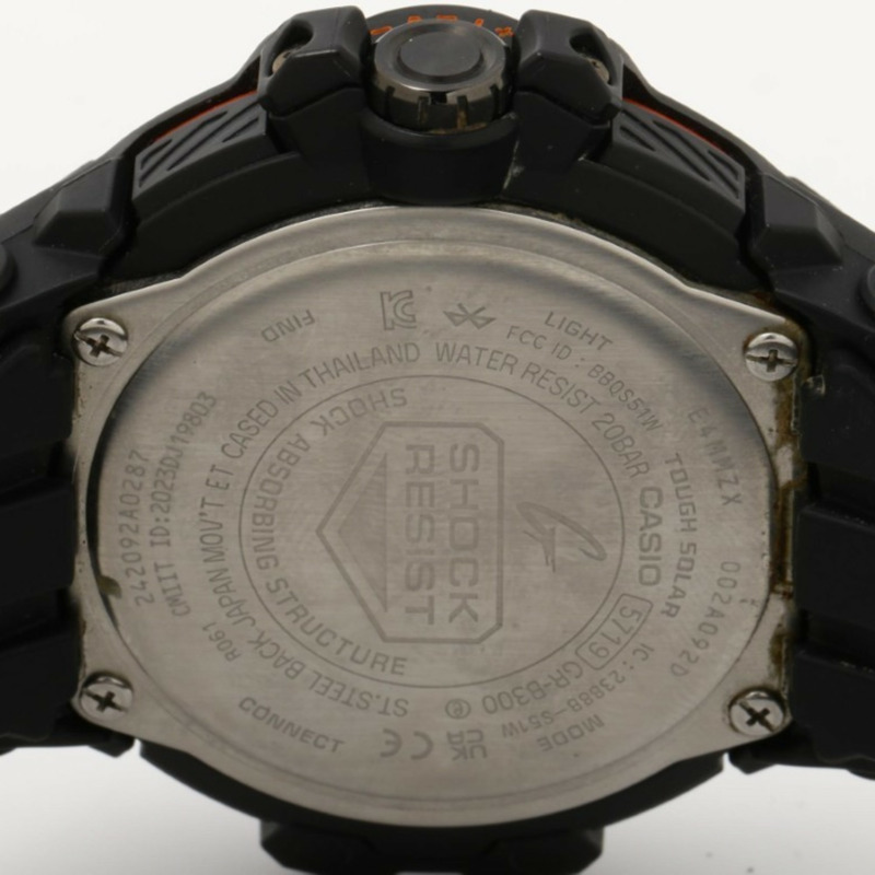 卡西歐 G-SHOCK MASTER OF G AIR GRAVITYMASTER GRB3001A4JF 黑色碳纖維/樹脂/不鏽鋼男士模擬腕錶-3