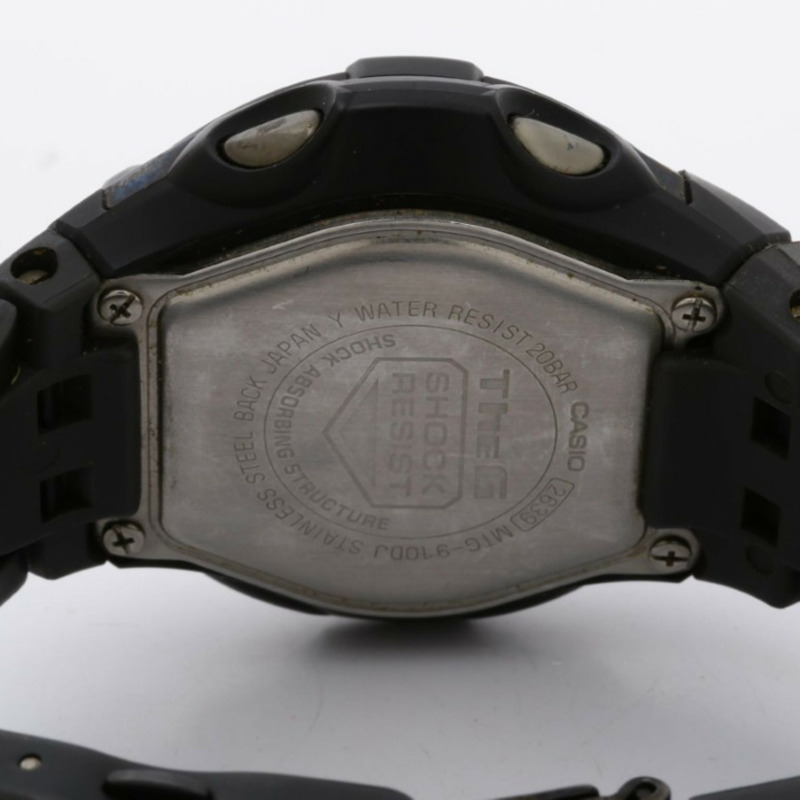 卡西歐 G-SHOCK MTG910DJ 黑色不鏽鋼男士數位手錶-3