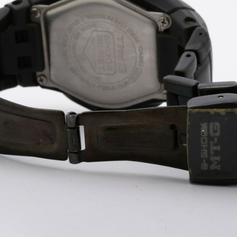 卡西歐 G-SHOCK MTG910DJ 黑色不鏽鋼男士數位手錶-5