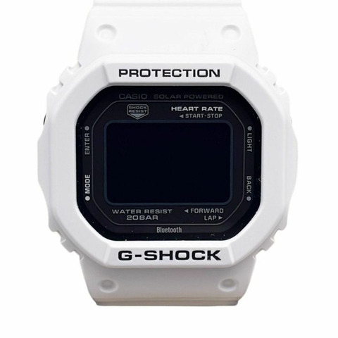 卡西歐 G-SHOCK GSQUAD 5600 系列 DWH56007JR 男士電子錶，黑色/白色配色，樹脂錶殼