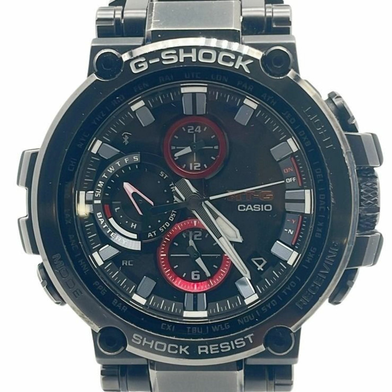 卡西歐 G-SHOCK MTGB1000 MTGB1000B1AJF 黑色樹脂/不鏽鋼男士模擬手錶-0