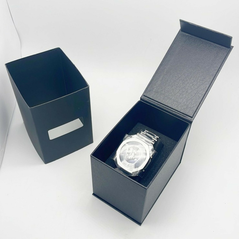 卡西歐 G-SHOCK 全金屬 2100 系列 GMB2100D1AJF 男士手錶,黑色/銀色-2