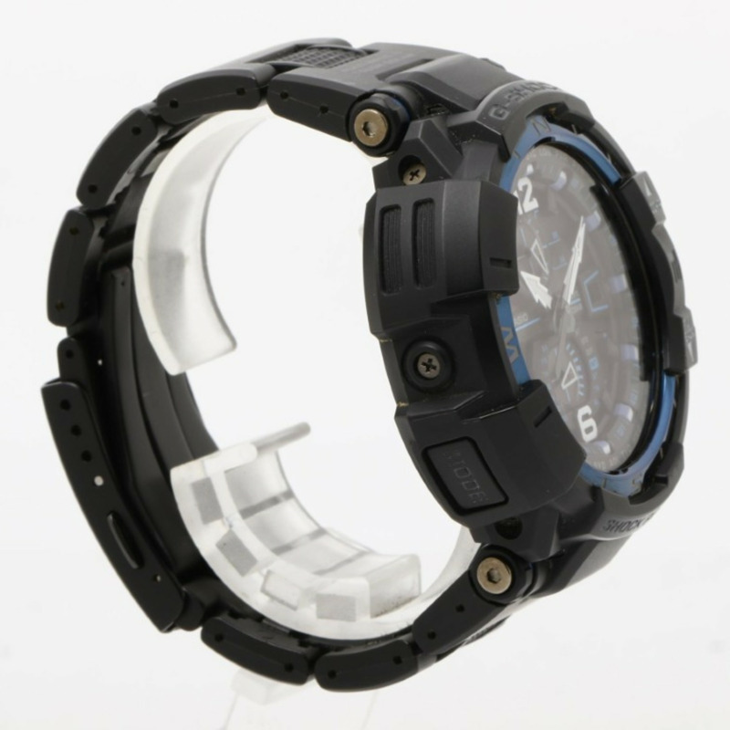 卡西歐 G-SHOCK MASTER OF G AIR GRAVITYMASTER GWA1100FC1AJF 黑色樹脂男士模擬手錶-2